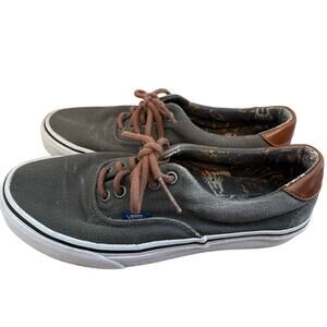 VANS Off the Wall Gray TC7H Canvas Skate Shoe Size 8 Women/6.5 Men